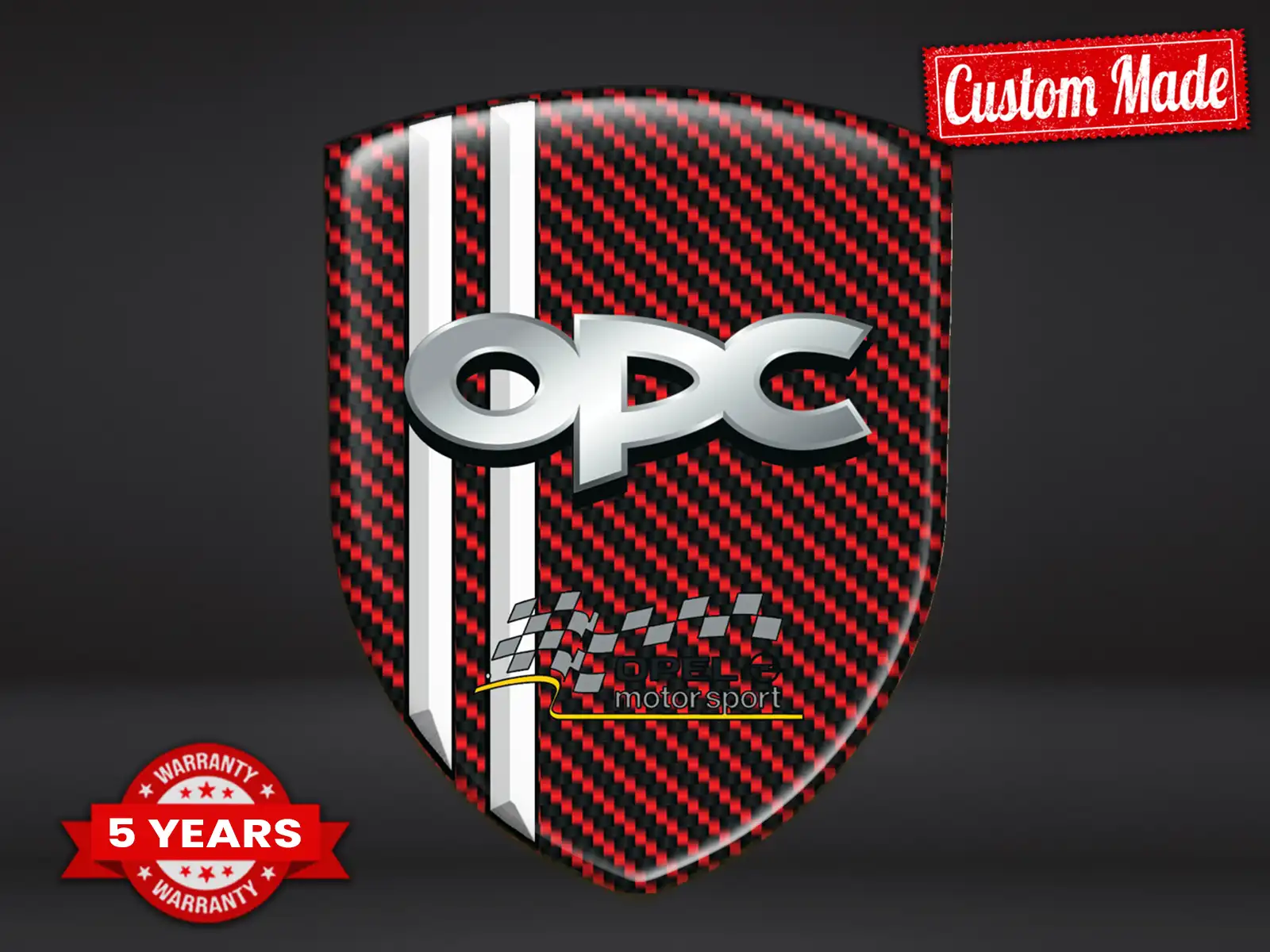 OPC Custom Automotive Decals Star Professional Sturdy